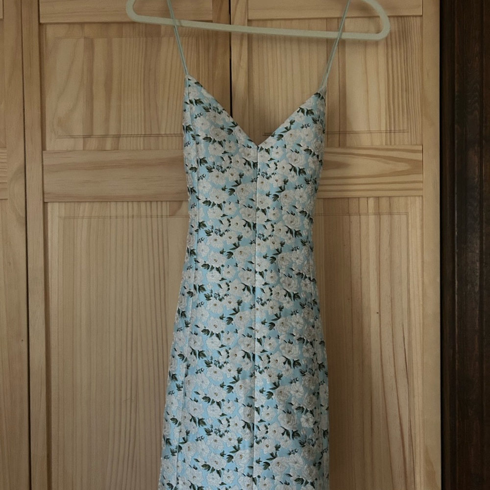 Alice and Olivia Structured Floral Dress